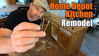 Home Depot Kitchen Remodel | Day 1 | THE HANDYMAN