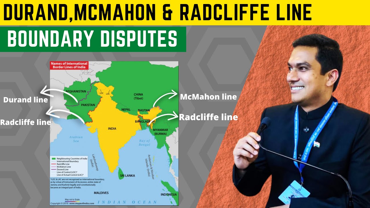 Durand, MacMohan & Radcliffe Line Boundary Disputes YouTube