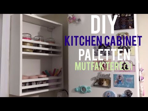Paletten mutfak dolabı yapımı // Making a kitchen cabinet from pallet