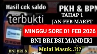 Download Lagu HASIL CEK SALDO PKH BPNT TAHAP 1 MINGGU SORE 01 FEBRUARI 2026 KEJUTAN INI DIA HASILNYA SIMAK YA MP3