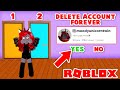Pick The Right Door Or Lose Your Roblox Account FOREVER! (Roblox)