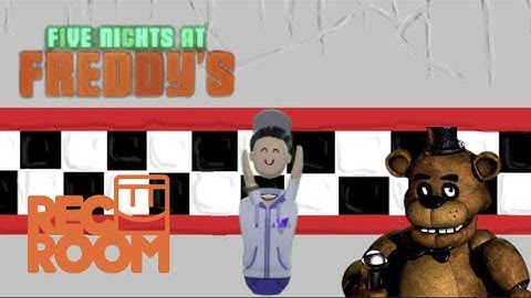 Build your own FNAF scene | Rec Room | ft Vr Julian