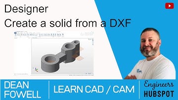 Create a 3D solid from a DXF