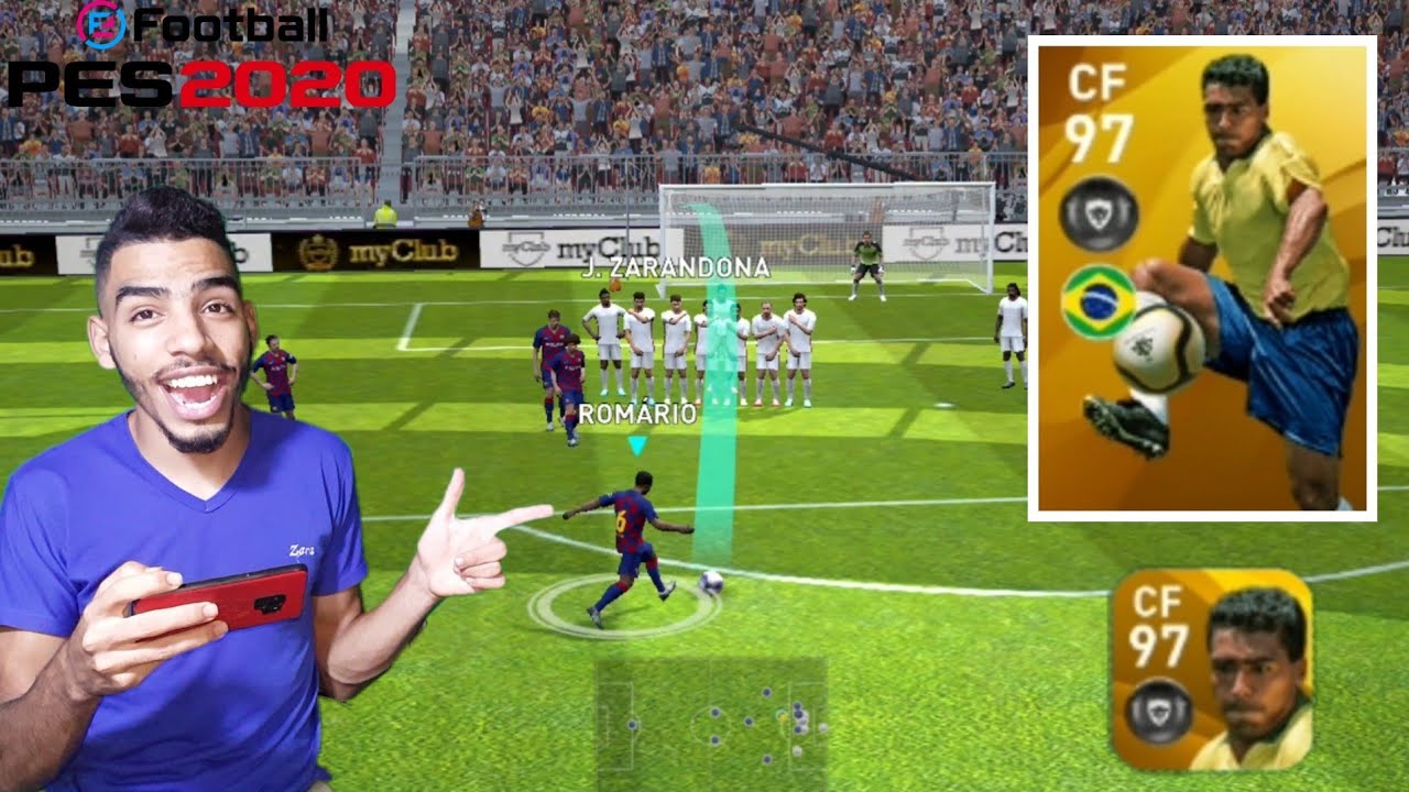 ROMARIO 97 Rated Review 🔥 this card is insanely good 😱 eFootball pes 20 mobile