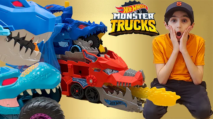 HOT WHEELS ULTIMATE DUAL DRAGON TRANSPORTER PLUS MORE!
