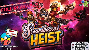 SteamWorld Heist EGG NS 2.1.6 Game test with settings