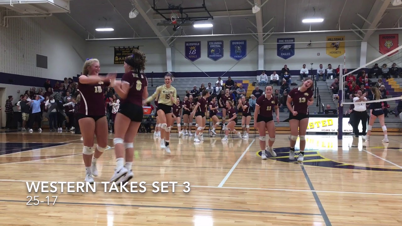 Highlights from Lake Odessa Lakewood and Parma Western in D2 volleyball regional finals