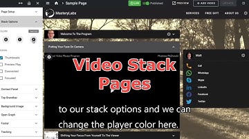 Video Stack Pages Matthew McDonald Demo WordPress Plugin Video Stack Pages