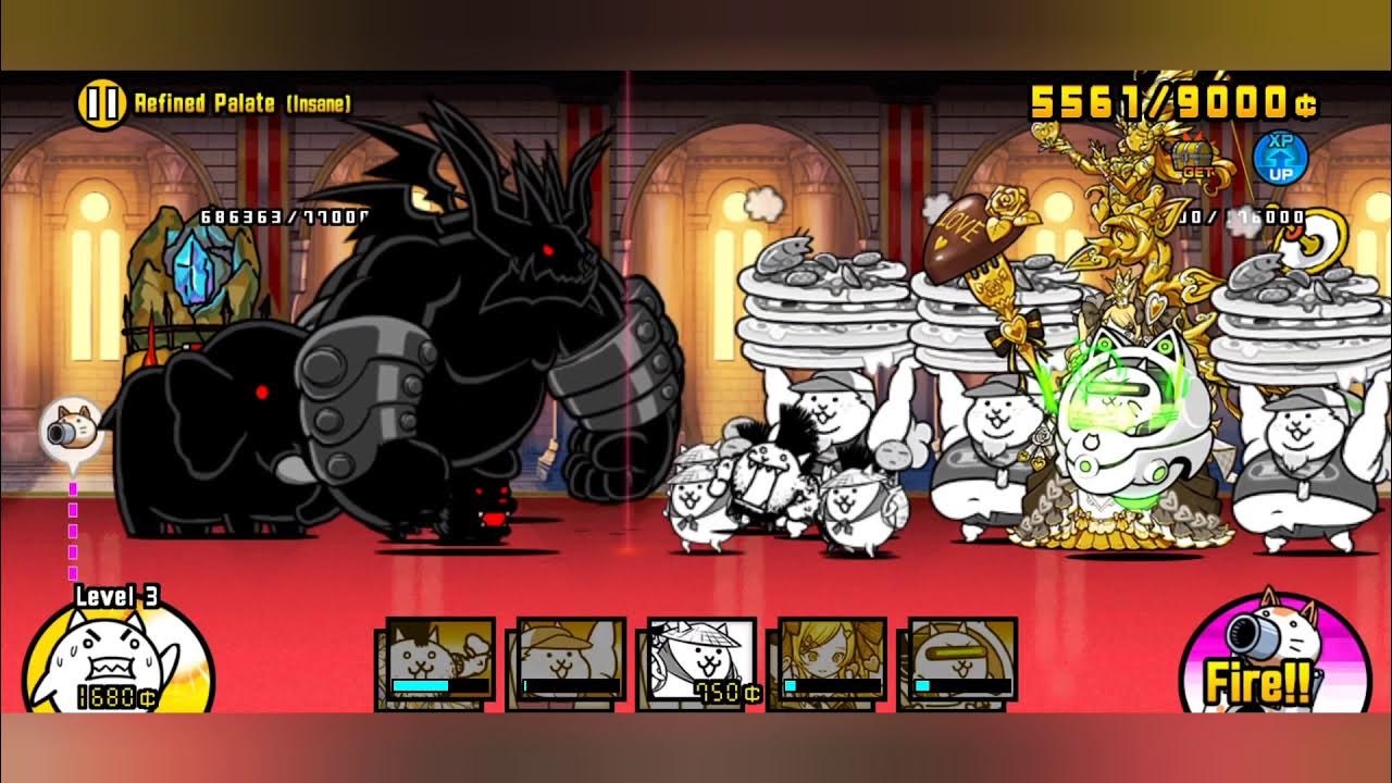 HOW TO EARN HIGHEST XP in BATTLE CATS XP MEGABLITZ Refined Palate (Insane) feat. Sweet