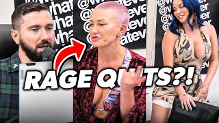 TRIGGERED Pink Hair Feminist RAGE QUITS?!