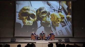 Donald Johanson and Zeray Alemseged in conversation