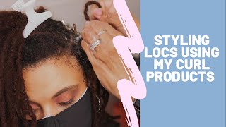 Styling Locs using My Curl Products