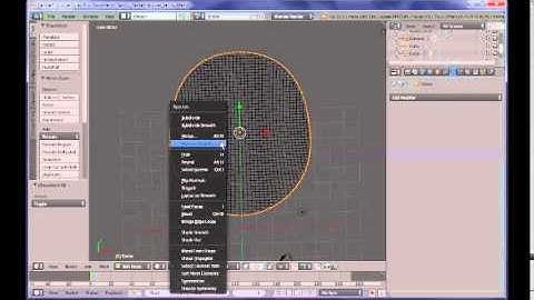 Blender 3D : How to model a tennis racket / Part 2 : modelling the racket