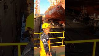 Ship's 🚢 Dry Dock In China 🇨🇳 Part 6 #youtubeshorts #ytshorts #shorts #merchantnavy #shortfeed