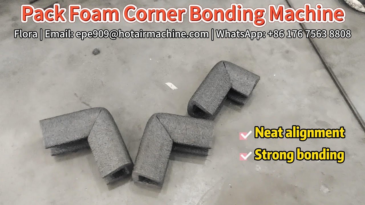 PE Pack Foam Corner Bonding Machine | Edge Protector Gluing Machine