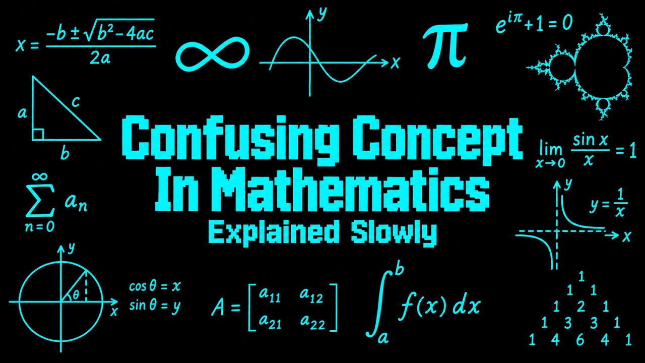 The Most Confusing Concept In Mathematics, Explained Slowly (For Sleep)