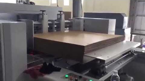 Automatic Die Cutting & Creasing Machine with Stripping Lead Edge Feeder MY 1650