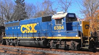 CSX Q398 With Good Locomotive Power & Cars
