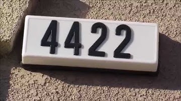 How to Change Out Light Bulbs inside an Aero-Lites Lighted Address Sign - AaronTheEagle1 Video