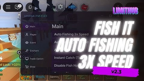 SCRIPT FISH IT Terbaru 2025 Auto Fish 3x Speed FREE!, Auto Event, Instant Catch (KEY)