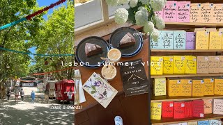 summer in lisbon vlog 📹 book fair, august tbr, cafe & trips with friends, my fav stationery by Maria Silva 8,557 views 9 months ago 23 minutes