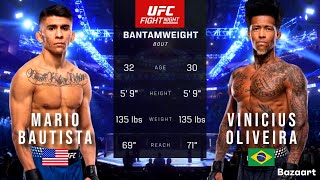 MARIO BAUTISTA VS VINICIUS OLIVEIRA FULL FIGHT
