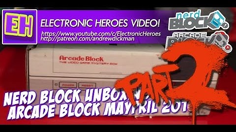 E-Heroes - Nerd Block Arcade Block Unboxing May 2016