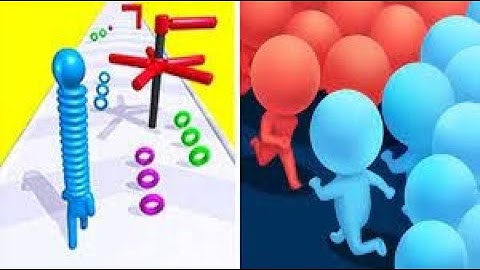 Count Master Run Vs Long Neck Rush Speedrun All Levels Gameplay 4K 💜🟠