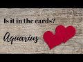 AQUARIUS Love Tarot January 2021–A beautiful romance❤️❤️