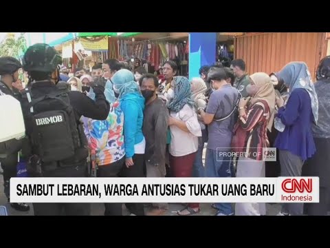 Sambut Lebaran, Warga Antusias Tukar Uang Baru