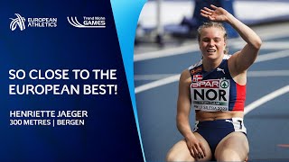 Jaeger clocks 35.46 for 300m! FASTEST time by a European in 31 years 😱