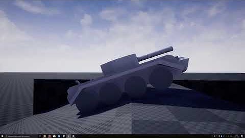 Simple wheeled tank movement component preview