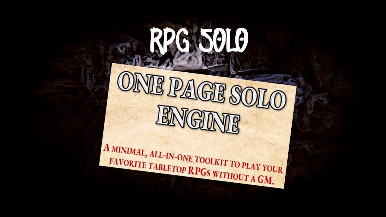 O que é RPG SOLO?