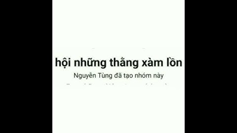 Khi bạn vào message và gặp YouTube MISTER.TÙNGBÉO ( video có nội dung chửi bậy )