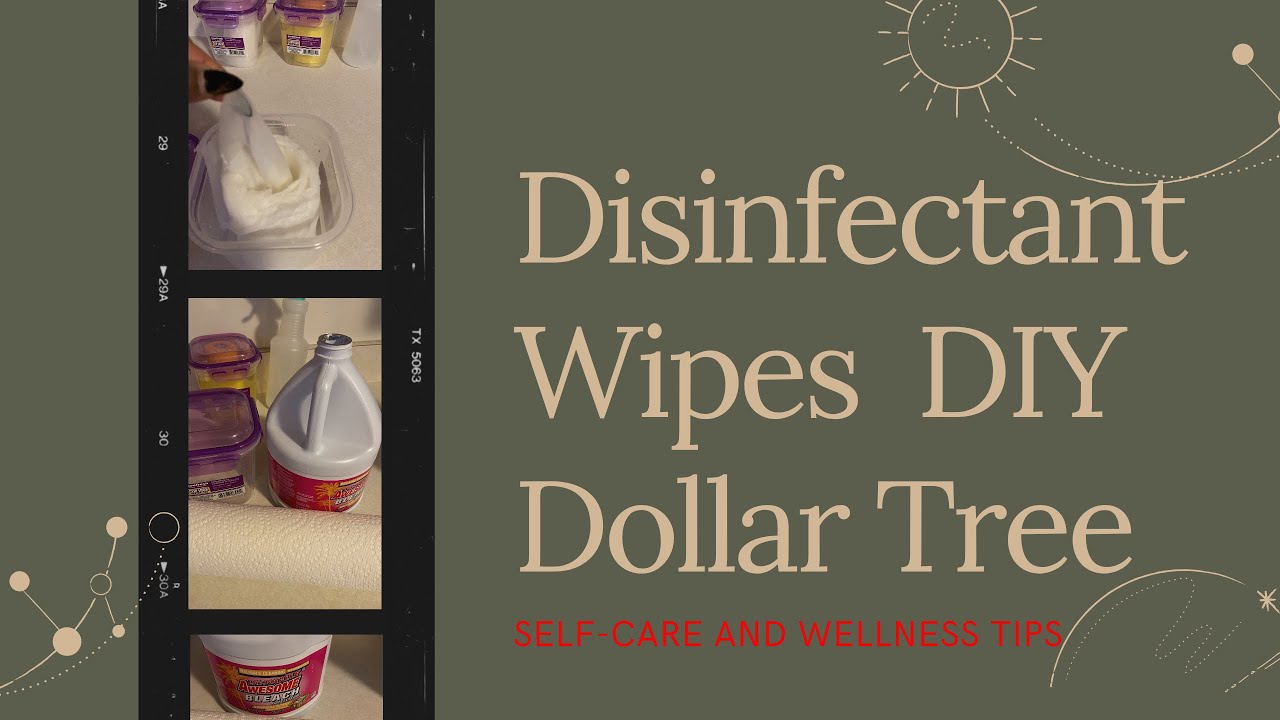 DIY DISINFECTANT WIPES DOLLAR TREE YouTube