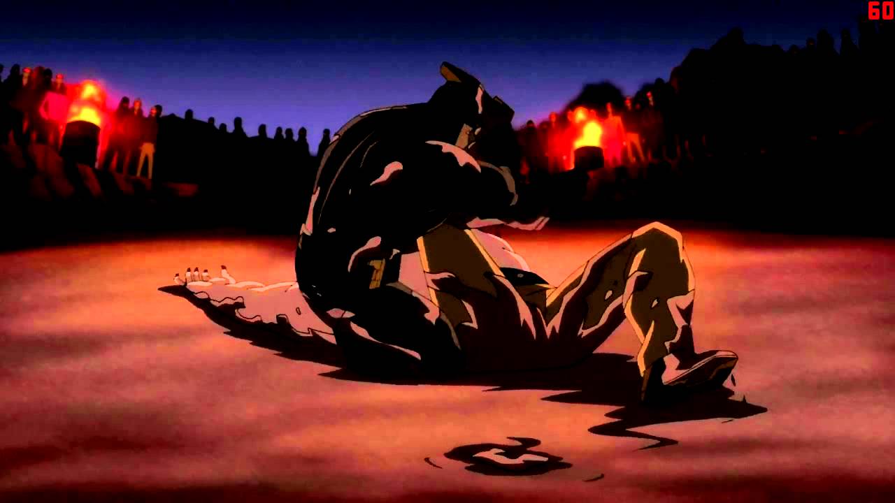 Batman using real Brazillian Jiujitsu for the first time. From Dark Knight Returns YouTube