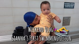 Weekend Vlog Giannas First Swimming Lesson
