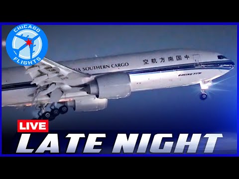 馃敶LIVE SATURDAY NIGHT AIRPORT ACTION at CHICAGO O'HARE | AVIATION | AVGEEK ORD PLANE SPOTTING