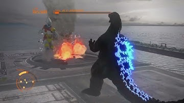 Godzilla (Spiral Breath) vs everyone King of Kaiju mode 2 : GODZILLA