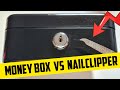 24 Open Money Cash Box With A Nailclipper 