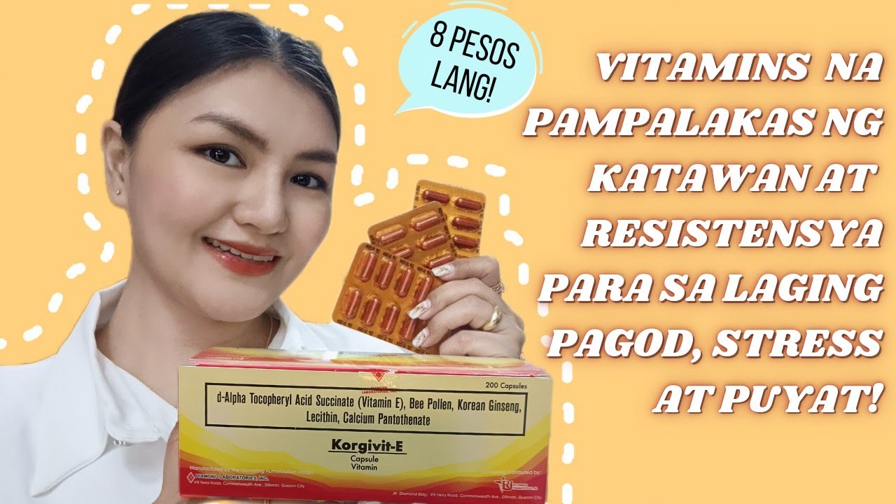 ABOT KAYANG VITAMIN PAMPALAKAS NG RESISTENSYA PARA SA LAGING PAGOD