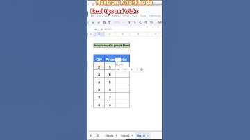 😱🔥Array formula in Google Sheet 🔥#googlesheets #excel #formula #tips #tricks #popular #treanding