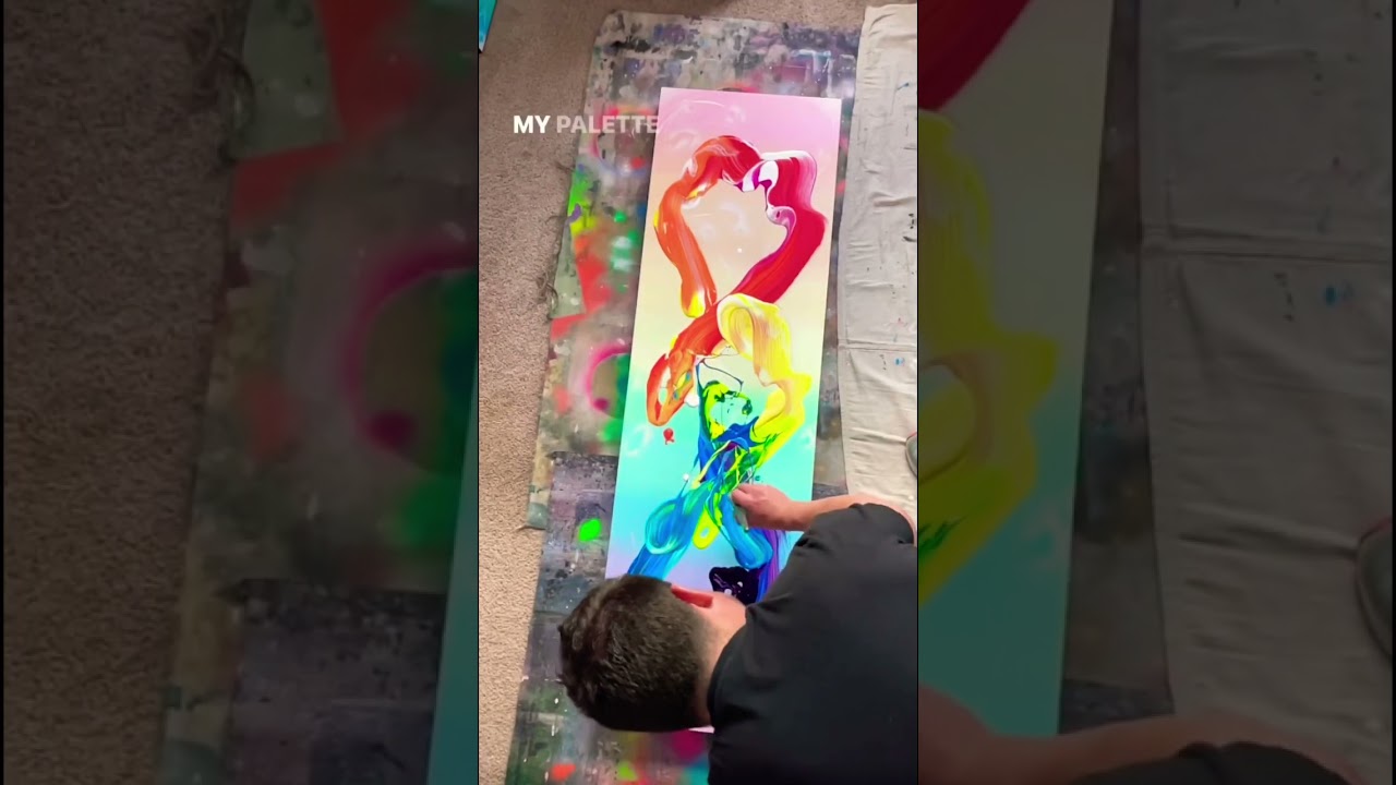 The colors of trauma and the healing power of art and art therapy 🌈🙆‍♂️❤️🧡💛💚💙💜