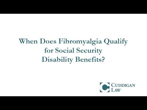 When Does Fibromyalgia Qualify for Disability?