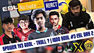 Soul Spower Troll ? 1v3 🔥Neyoo React ,SouL #3 Day 2 ESL Full HIGHLIGHT