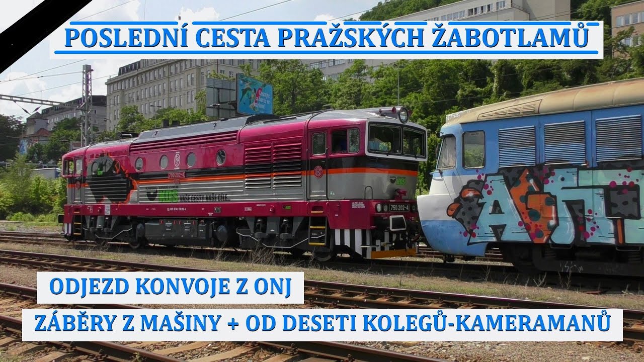Unikátní video: Poslední cesta pražských Žabotlamů (ONJ - Hostivice) ze stanoviště  + 11-ti kamer
