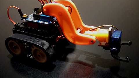 Arduino Zumo Arm IR le plus petit robot tactique.