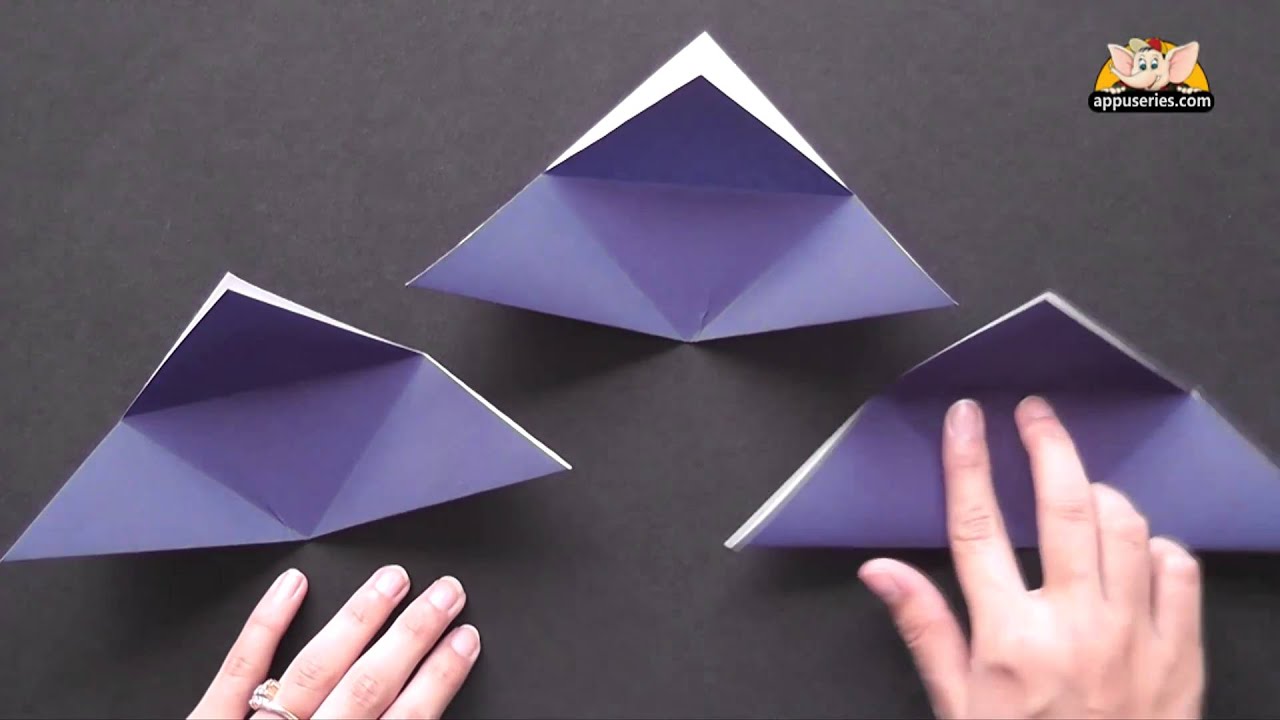 Learn to Make a Triangle Box Origami in Hindi YouTube
