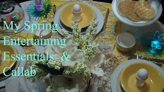 My Spring Entertaining Essential & Collaboration