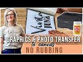 PHOTO & GRAPHIC TRANSFER TO CANVAS with MOD PODGE / NO RUBBING OR PEELING